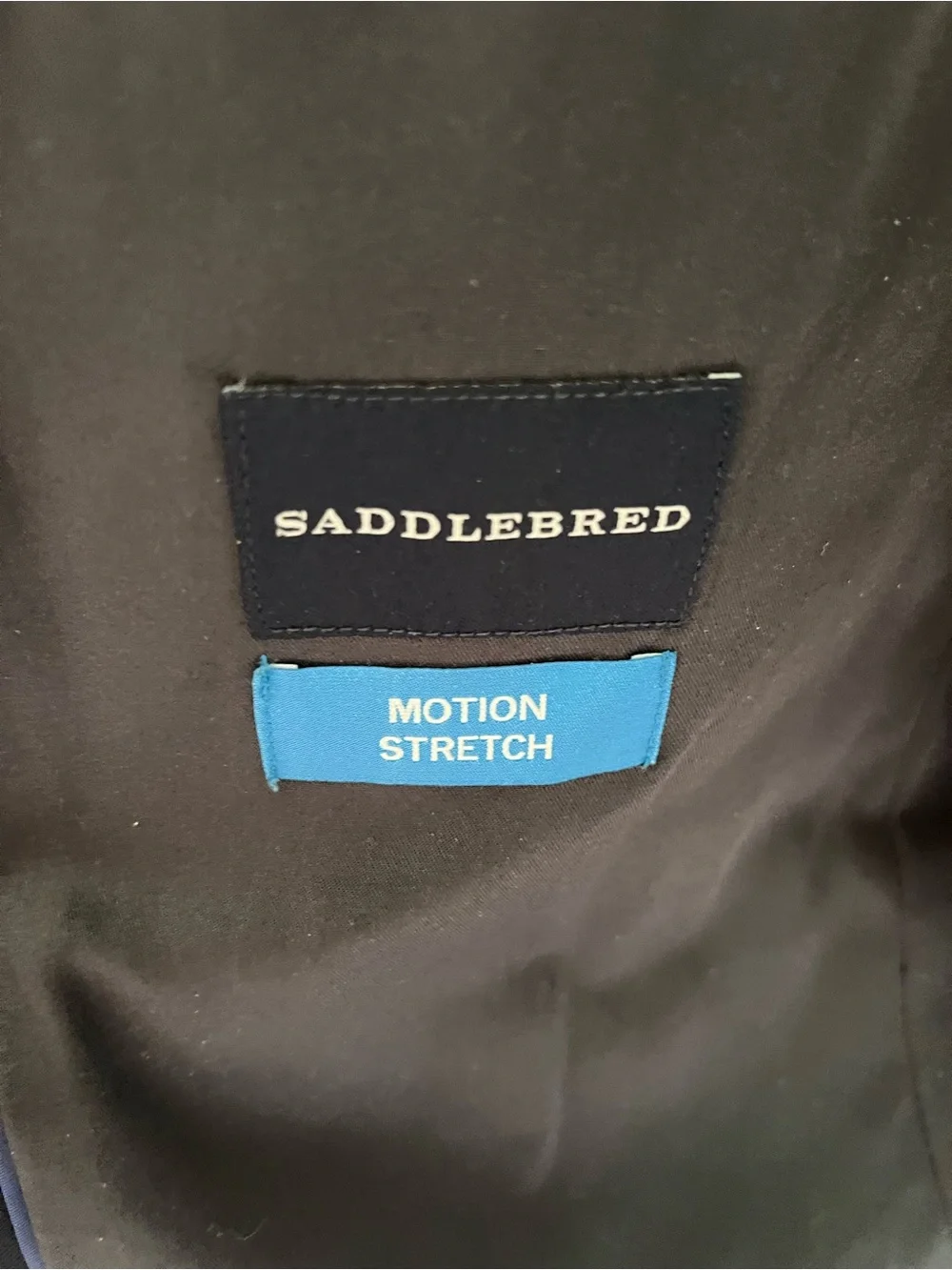 Saddlebred Dark Navy Men's Two-Button Suit Jacket